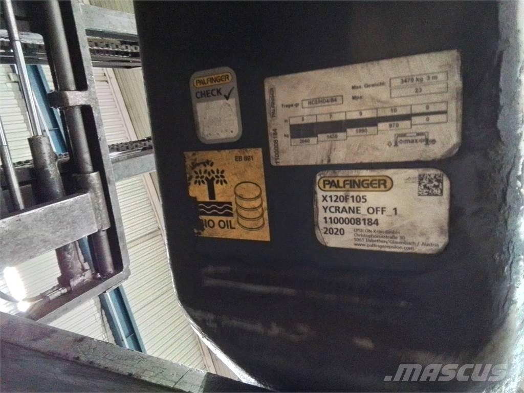 Palfinger X120f105 Kuormatraktorinosturit