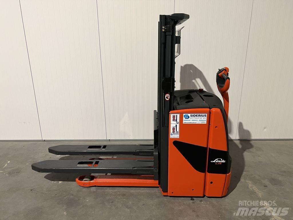Linde L16 Käyden ajettavat pinoamistrukit