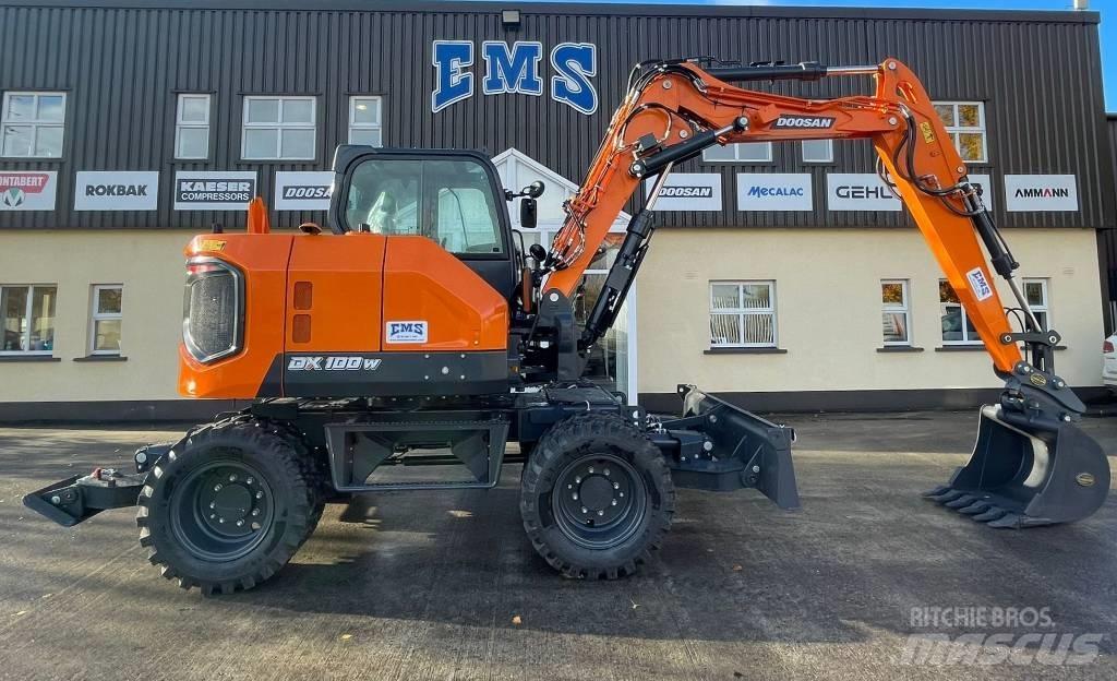 Doosan DX100W-7 Pyöräkaivukoneet