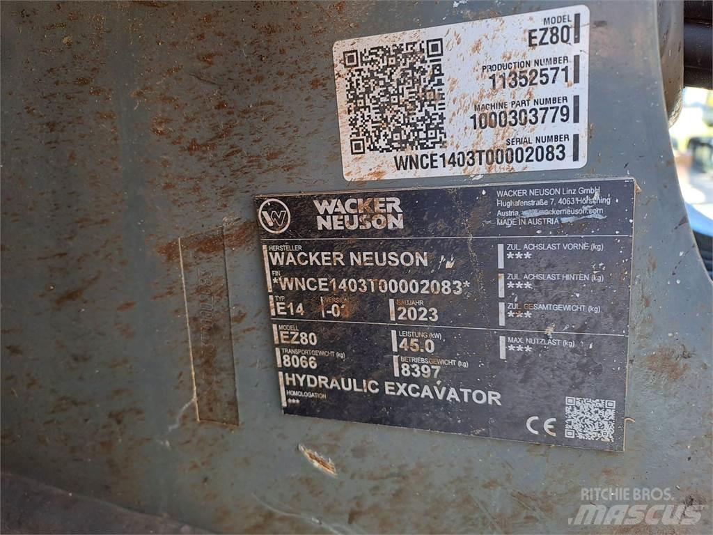 Wacker Neuson EZ80 Telakaivukoneet