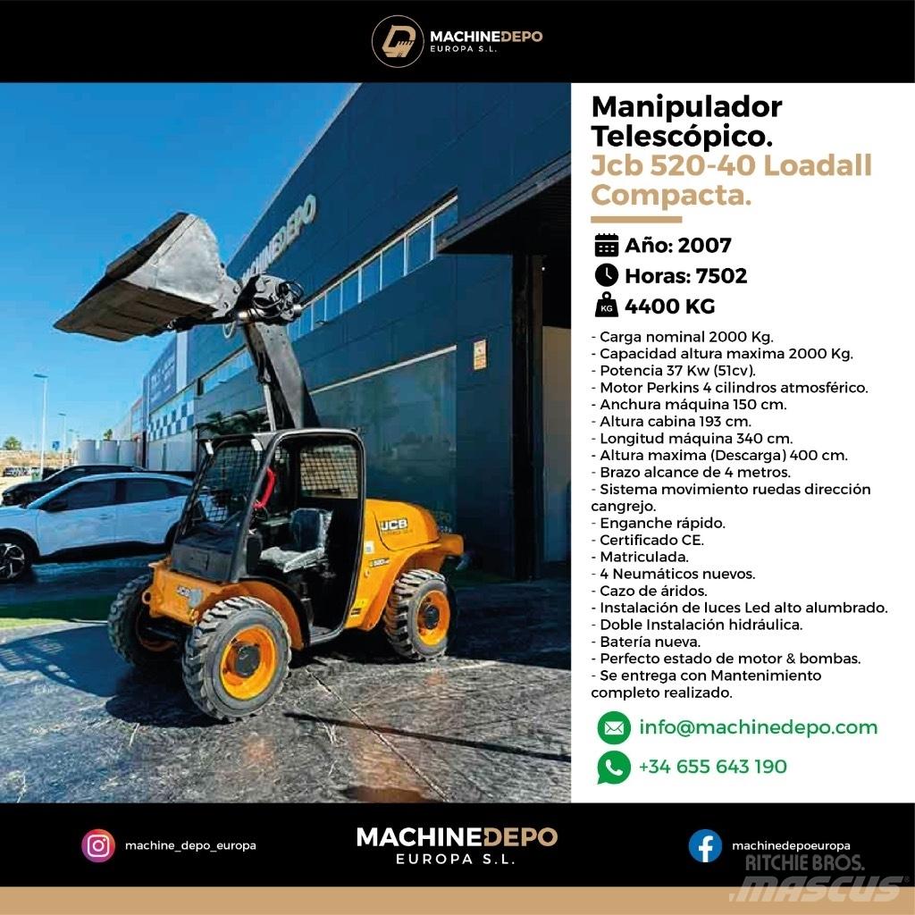 JCB 520-40 Maatalouskurottajat