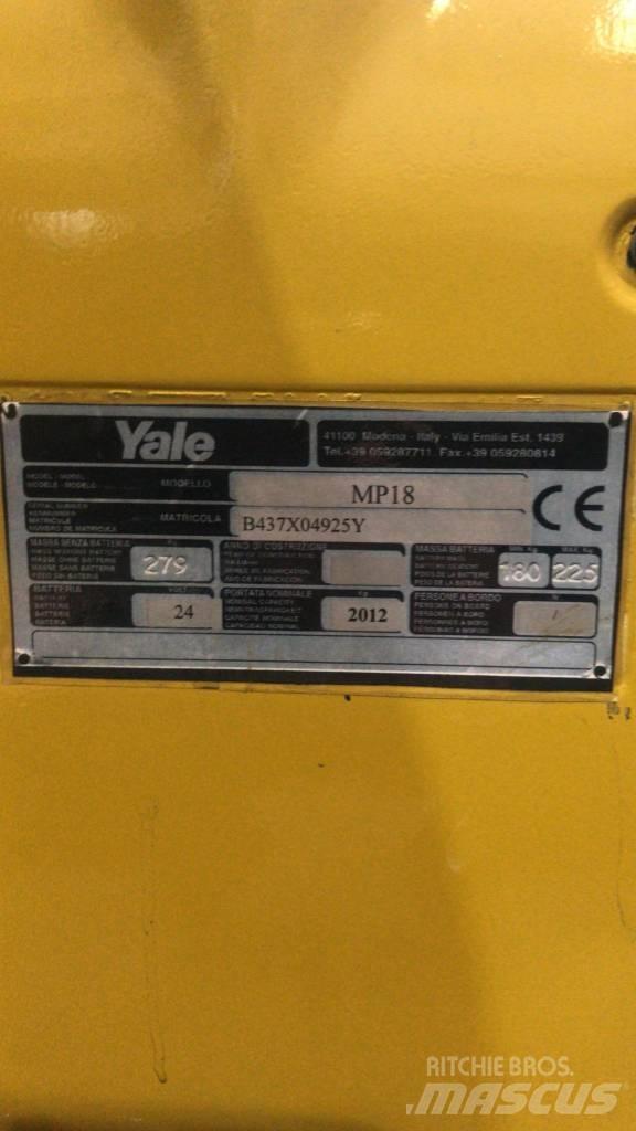 Yale MP18 Lavansiirtotrukit