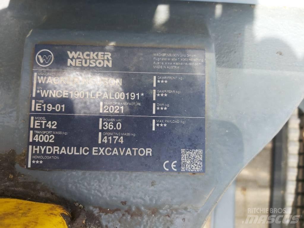 Wacker Neuson ET42 Telakaivukoneet