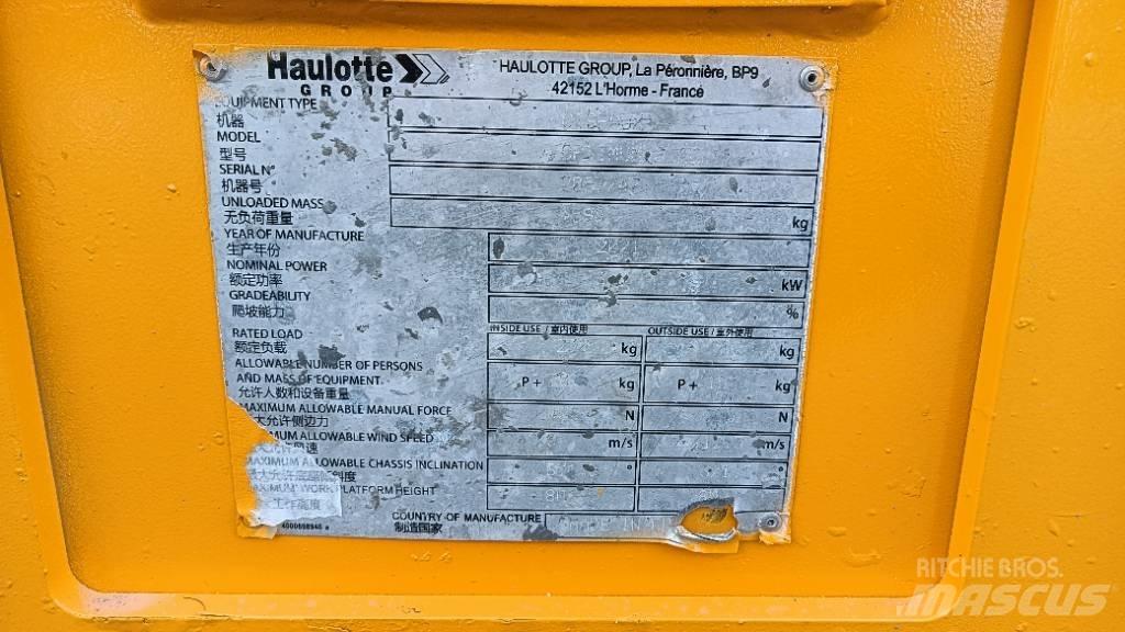 Haulotte OPTIMUM 8 Saksilavat