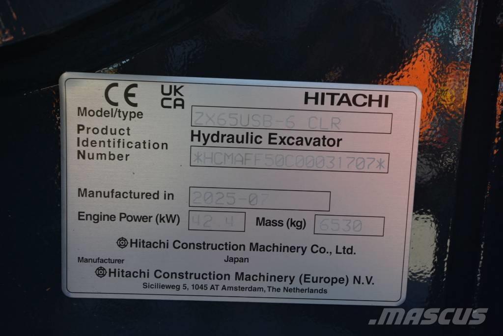 Hitachi ZX 65 USB-6 Minikaivukoneet < 7t
