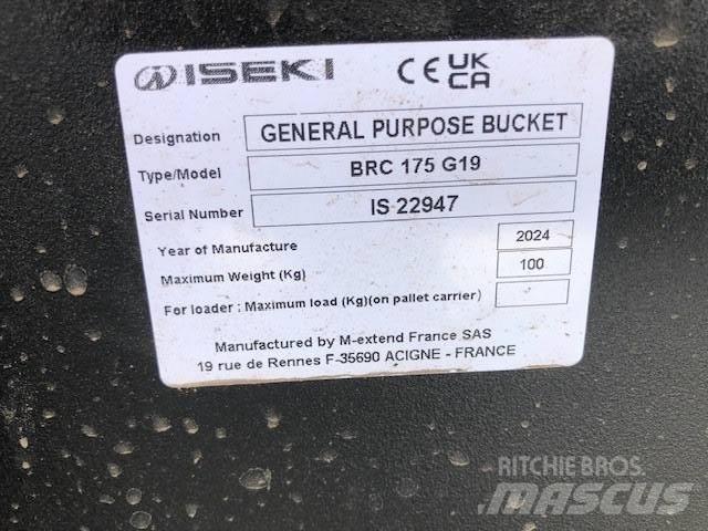 Iseki MX 1.75 BUCKET Muut ympäristökoneet