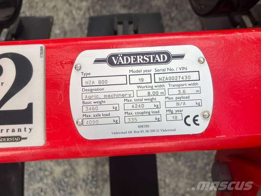 Väderstad NZA800 Äkeet