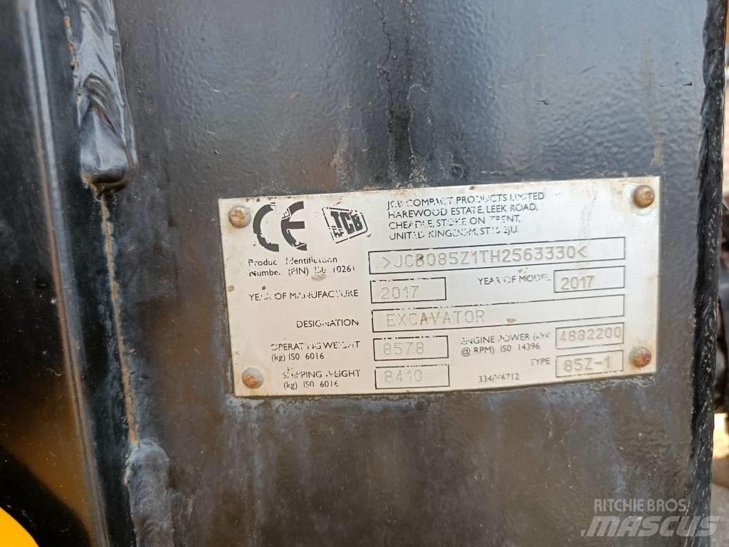 JCB 85Z-1 ECO Midikaivukoneet 7t - 12t