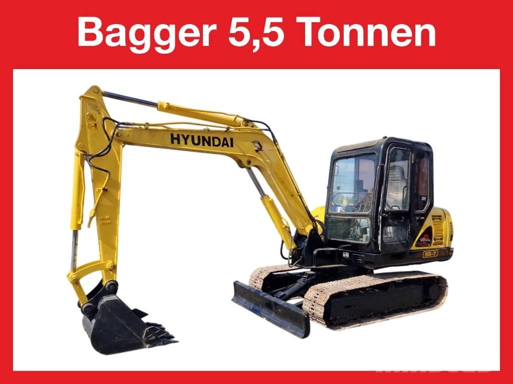 Hyundai R 155-7 Minikaivukoneet < 7t