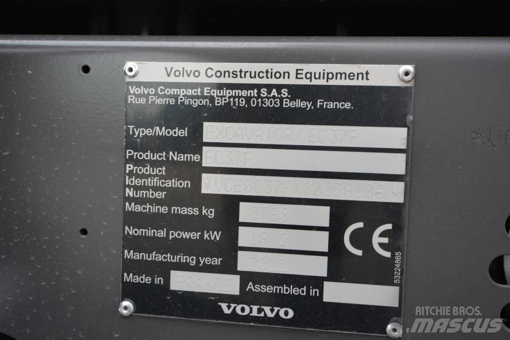 Volvo EC 37 F Aircon Minikaivukoneet < 7t