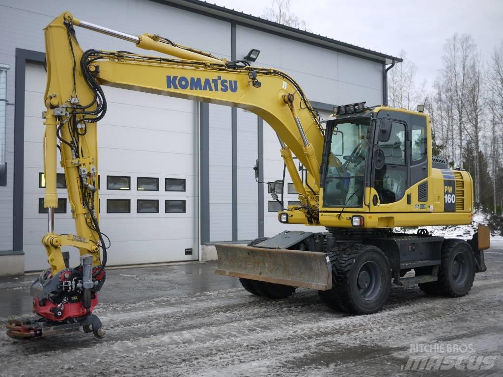 Komatsu PW 160-8 Pyöräkaivukoneet