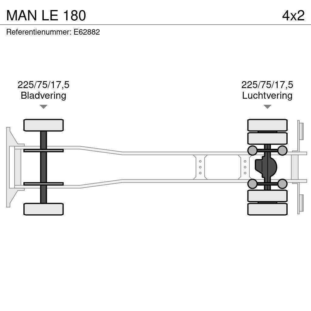 MAN LE 180 Pressukapelli kuorma-autot