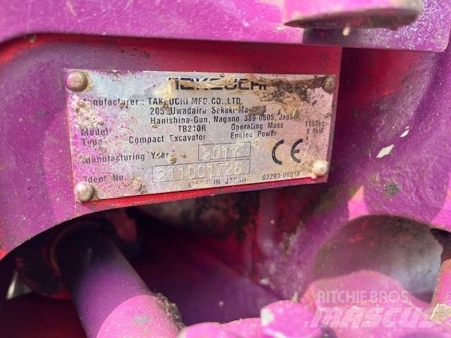 Takeuchi TB 210 Minikaivukoneet < 7t