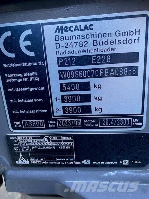 Mecalac AS600 Muut maatalouskoneet