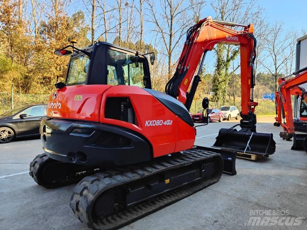 Kubota KX080-4a2 Midikaivukoneet 7t - 12t