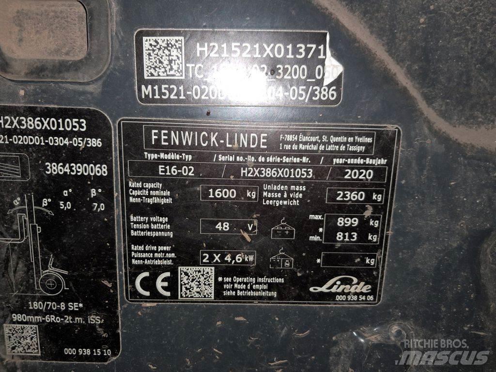 Linde E16-02 Sähkötrukit