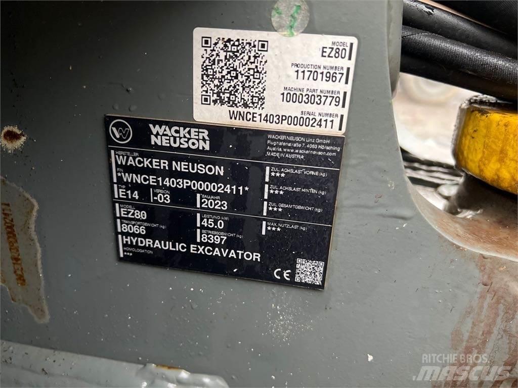 Wacker Neuson EZ80 Telakaivukoneet
