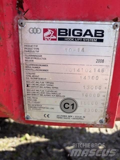 Bigab 10-14 Vaihtolavaperävaunut