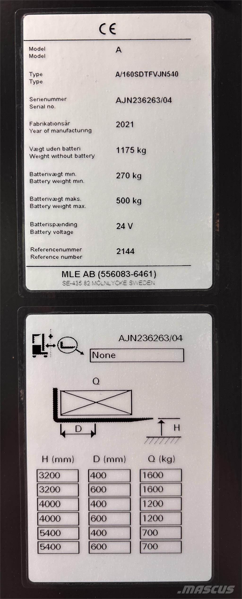 Atlet AJN160 Ajettavat pinoamisvaunut