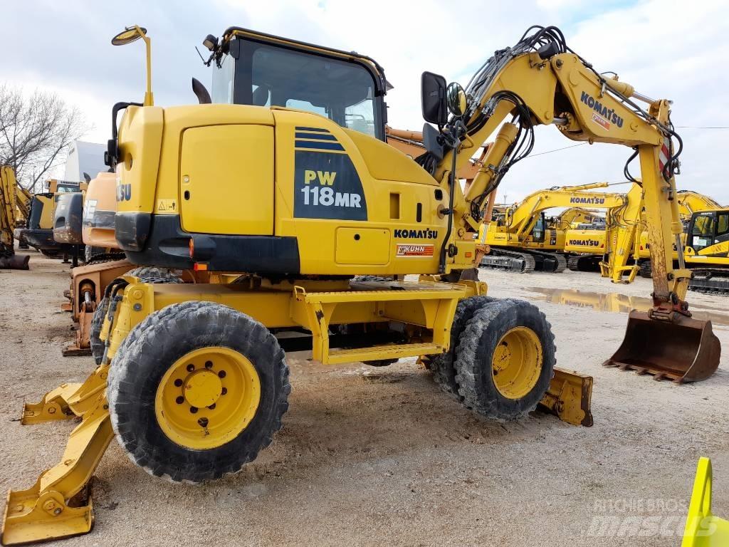 Komatsu PW118MR-8 Pyöräkaivukoneet