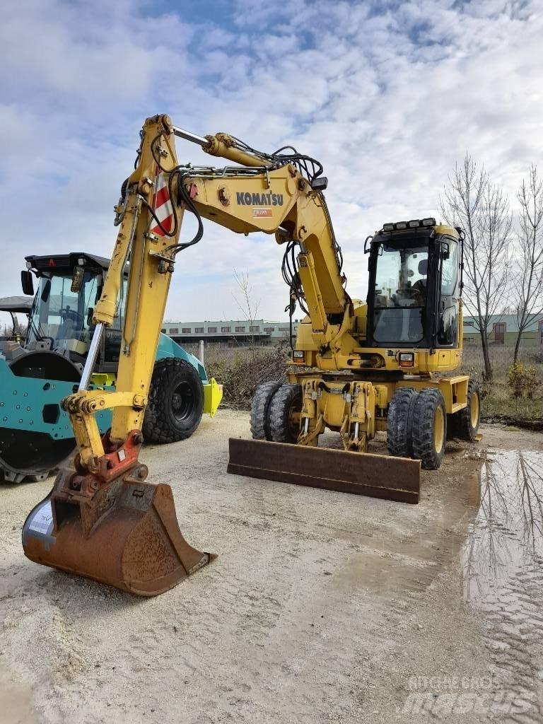 Komatsu PW118MR-8 Pyöräkaivukoneet