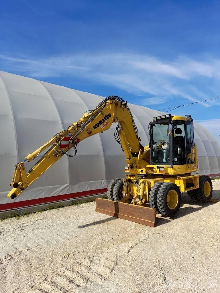 Komatsu PW118MR-8 Pyöräkaivukoneet