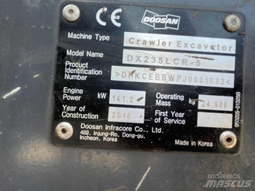 Doosan DX 235 LCR-5 Telakaivukoneet