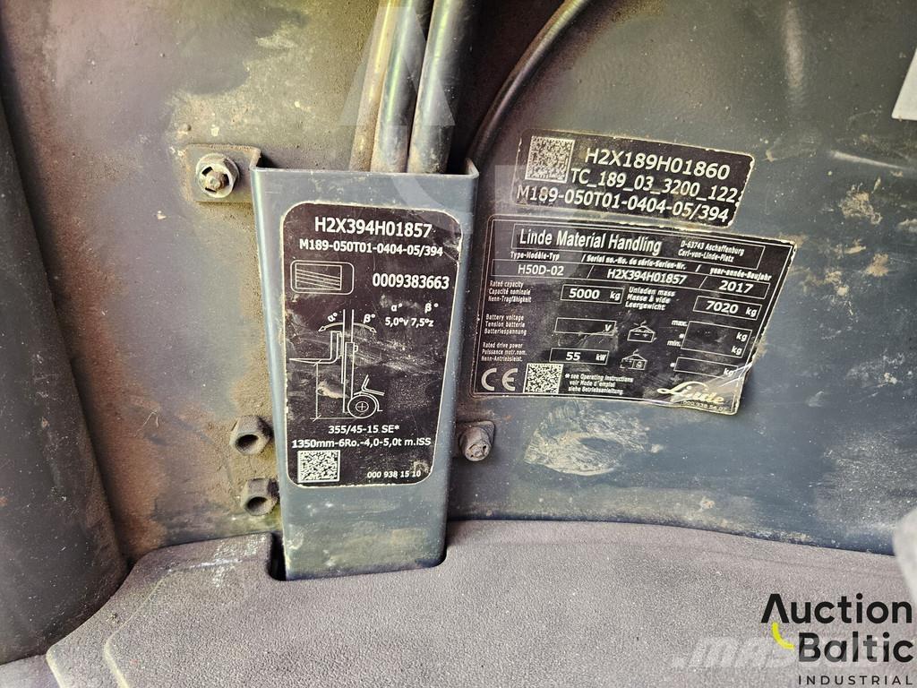 Linde H50D-02 Dieseltrukit