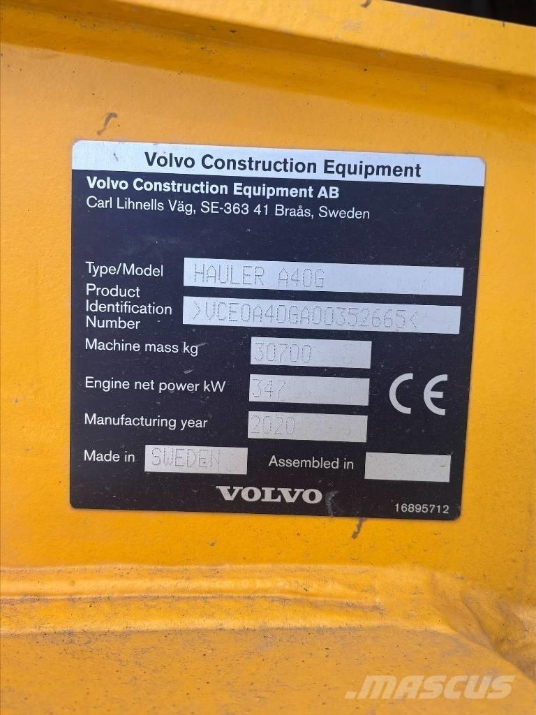 Volvo A40G Dumpperit