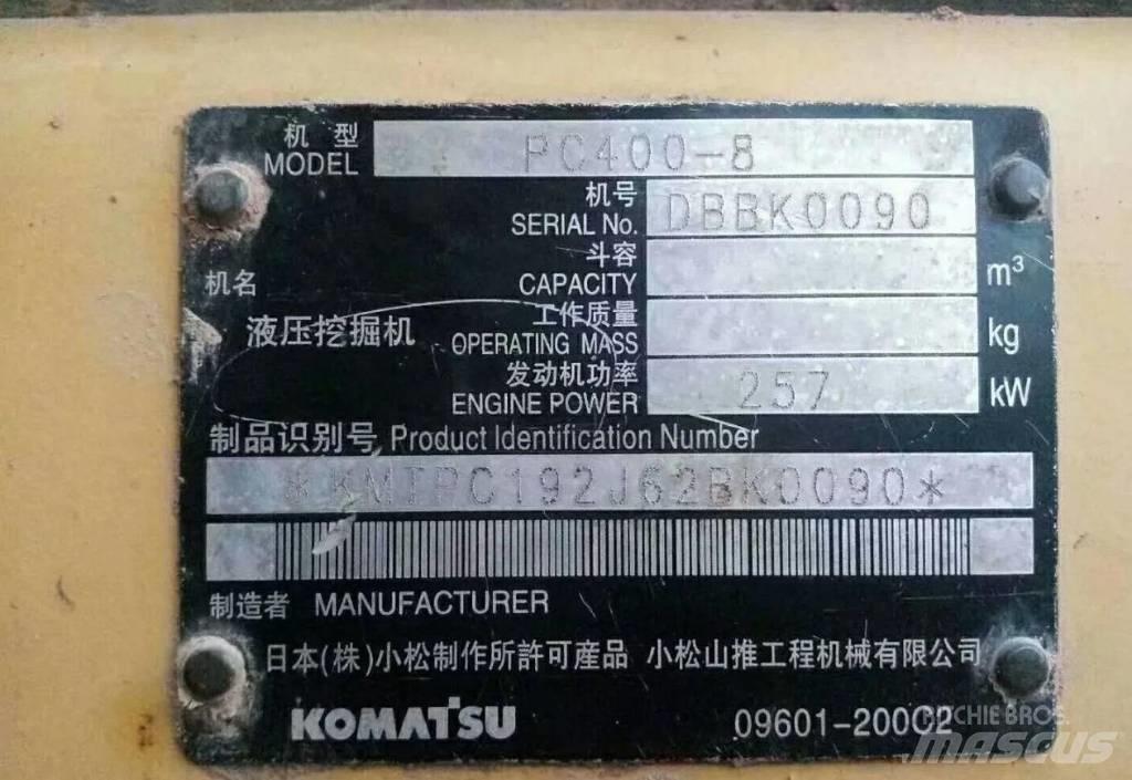 Komatsu PC400-8 Telakaivukoneet