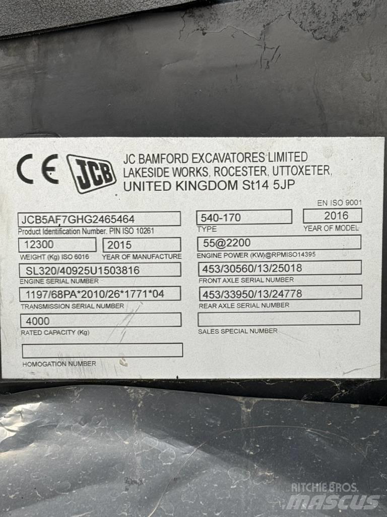 JCB 540-170 Kurottajat