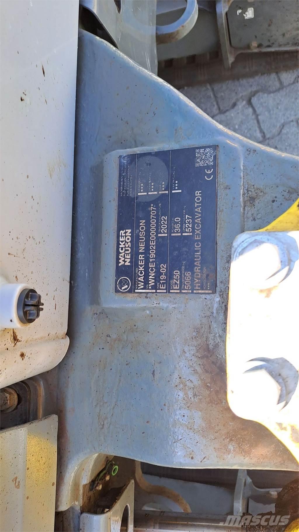 Wacker Neuson EZ50 Telakaivukoneet