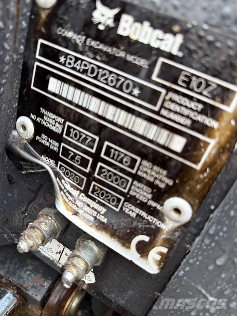 Bobcat E 10z Minikaivukoneet < 7t