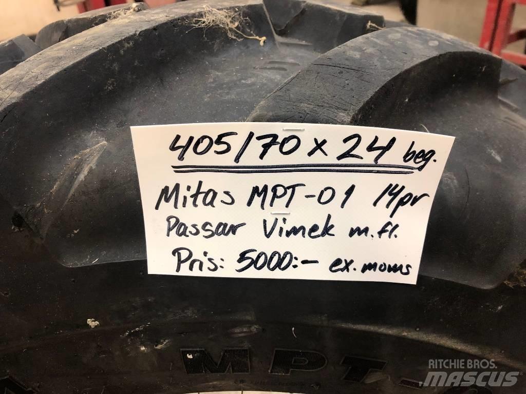 Mitas 405/70x24 Renkaat ja vanteet