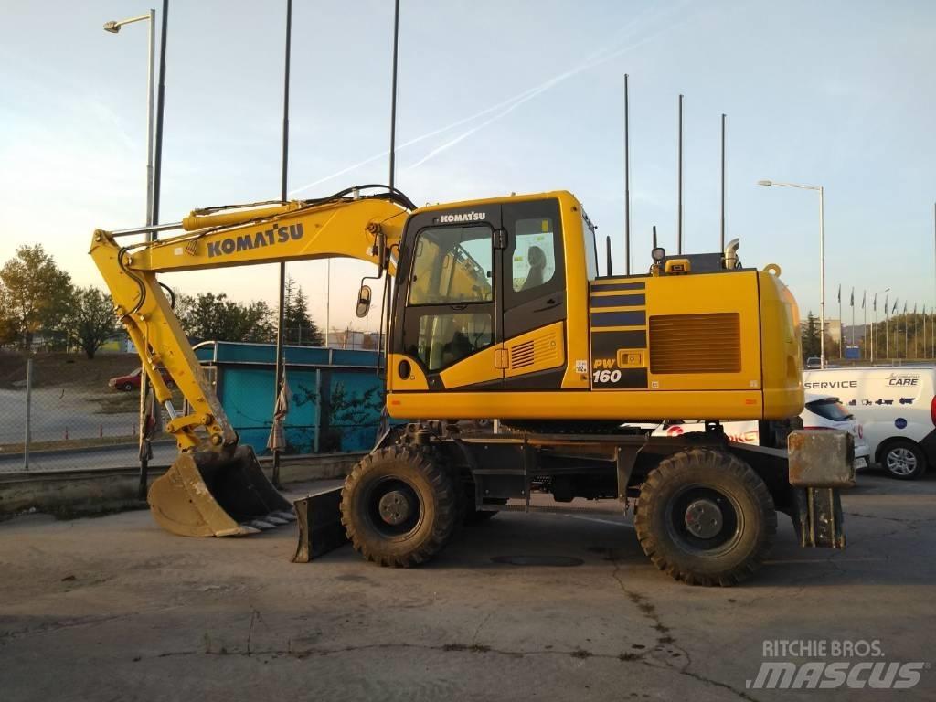 Komatsu pw160-11 Pyöräkaivukoneet