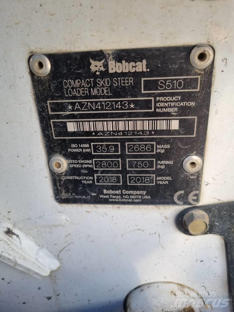 Bobcat S 510 Liukuohjatut kuormaajat