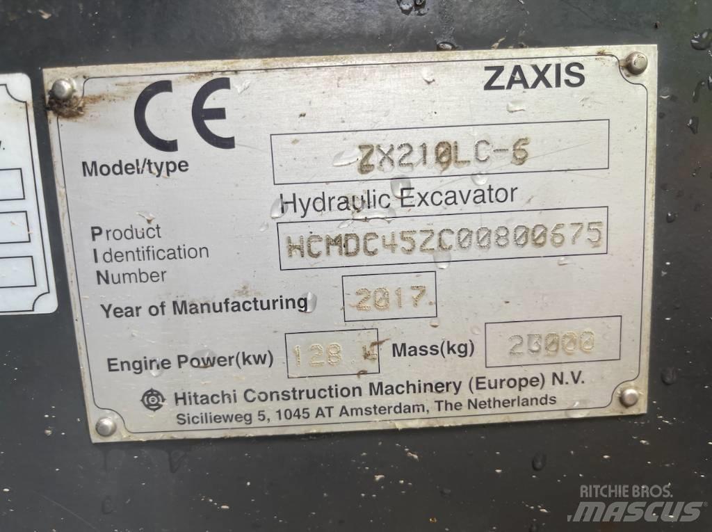 Hitachi ZX 210 LC-6 Telakaivukoneet