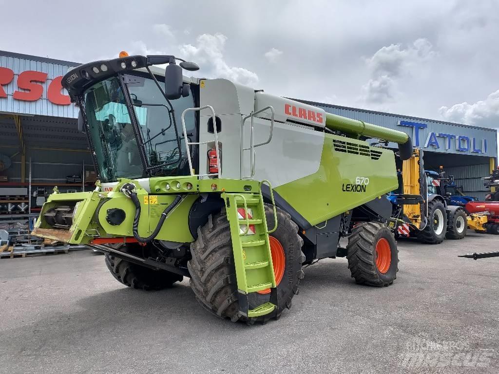 CLAAS Lexion 670 Leikkuupuimurit