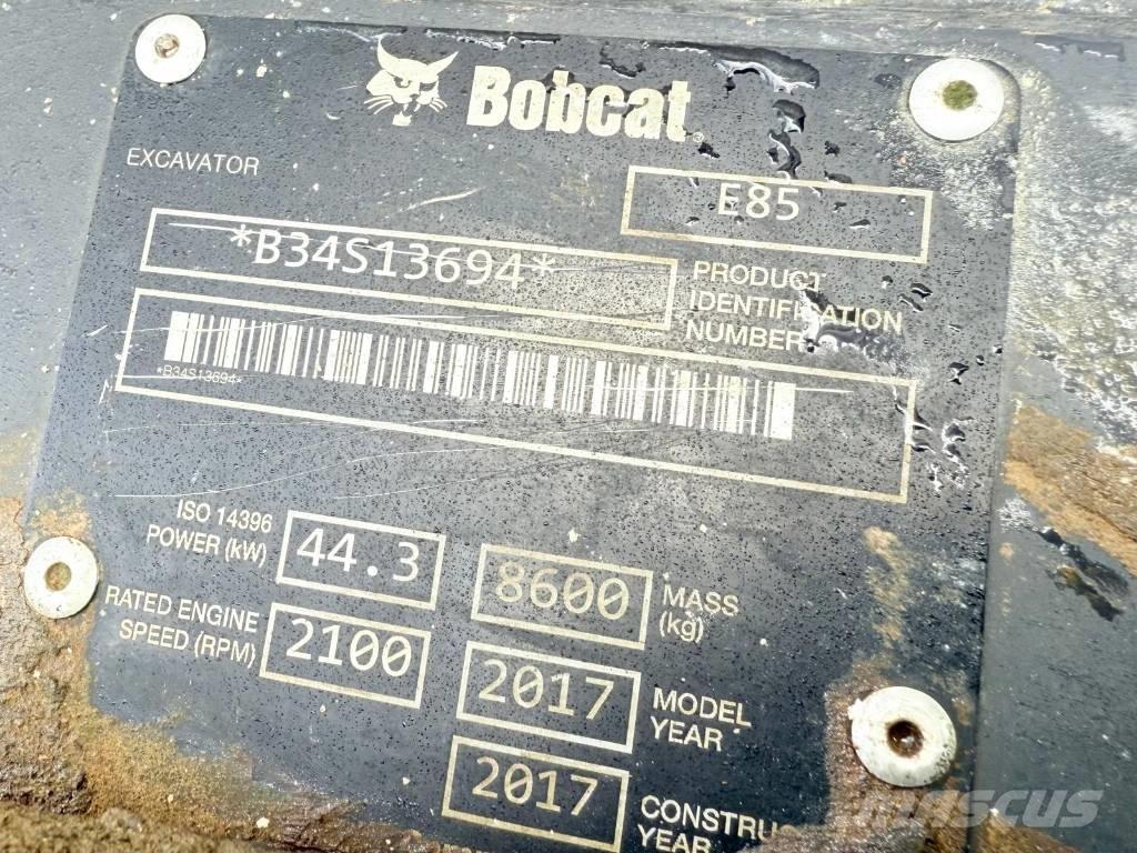 Bobcat E 85 Midikaivukoneet 7t - 12t