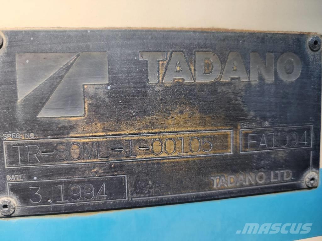 Tadano TR 80 M-1 RT-nosturit