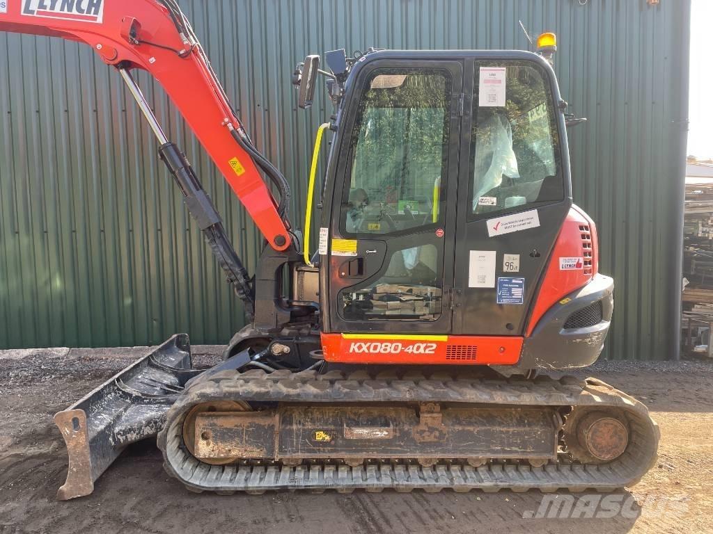 Kubota KX 080-4a2 Midikaivukoneet 7t - 12t