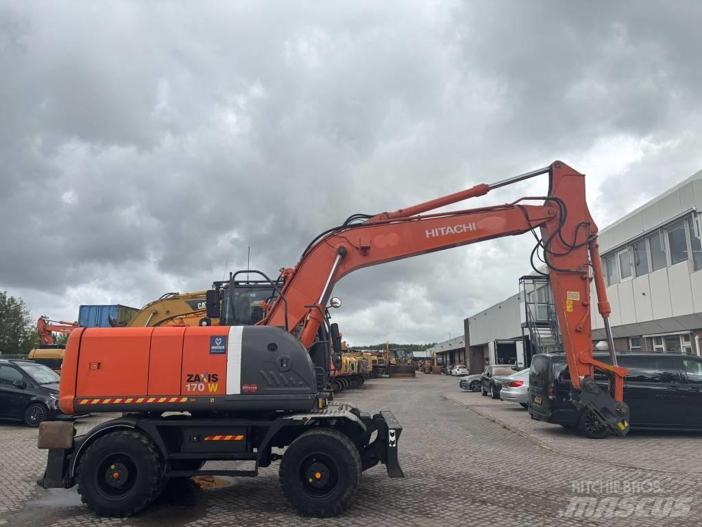 Hitachi ZX 170 W-3 Pyöräkaivukoneet