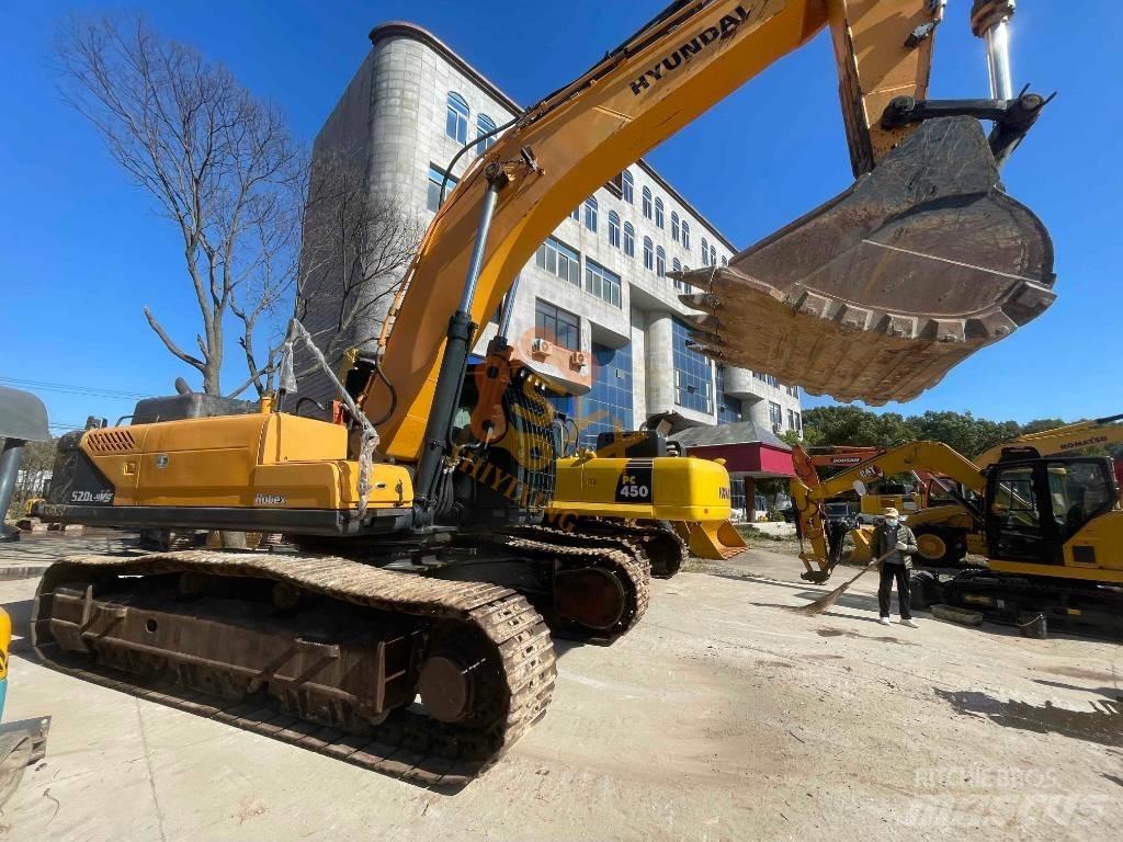 Hyundai Robex 520 VS Telakaivukoneet
