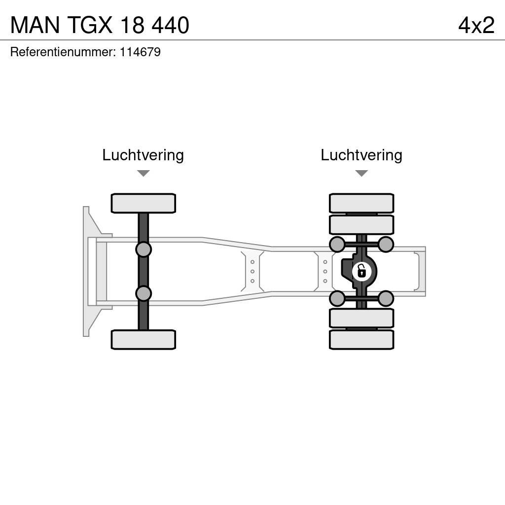 MAN TGX 18 440 Vetopöytäautot