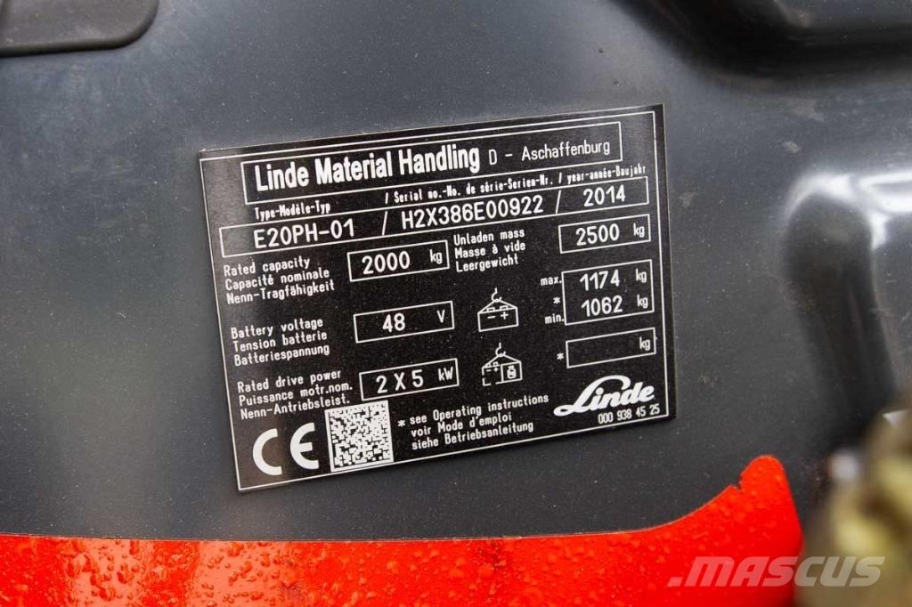 Linde E 20 Sähkötrukit
