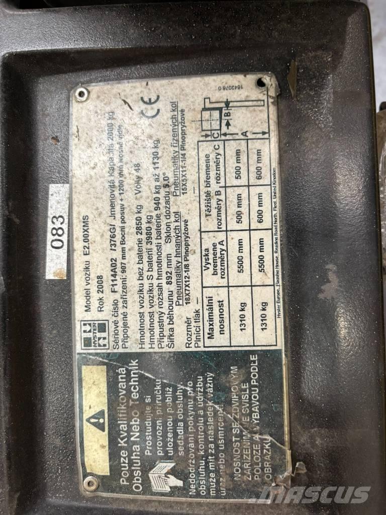 Hyster E2.00XMS Sähkötrukit