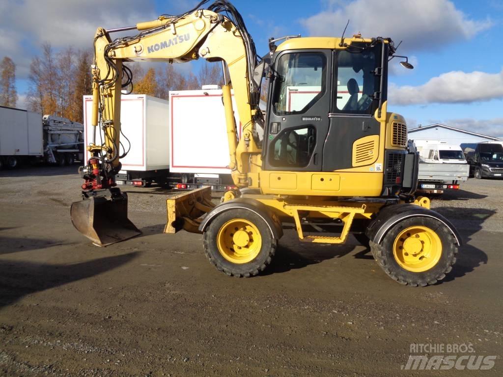 Komatsu PW 98 MR-6 Pyöräkaivukoneet