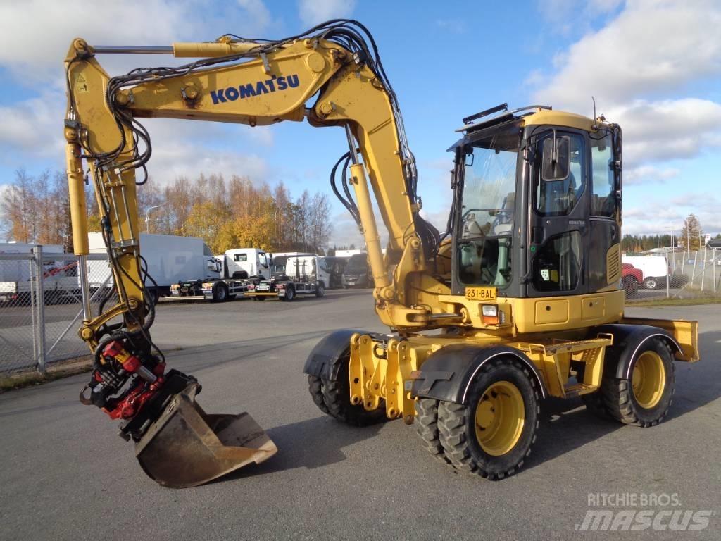 Komatsu PW 98 MR-6 Pyöräkaivukoneet