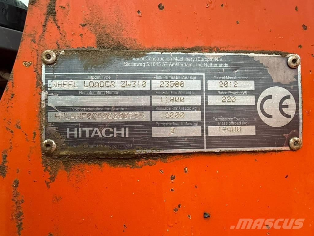 Hitachi ZW 310 Muut koneet