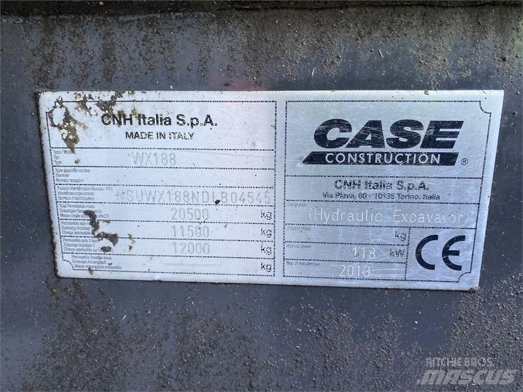 CASE WX188 Pyöräkaivukoneet